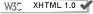XHTML 1.0 - W3C